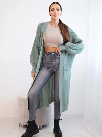 Oversized dámský kardigan IT-8 mentol