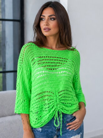 Stylový dámský svetr NEONGREEN 