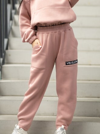 Tepláky VSB RUBY v baby pink barvě