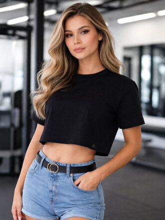 Černý oversize VSB LILLY croptop