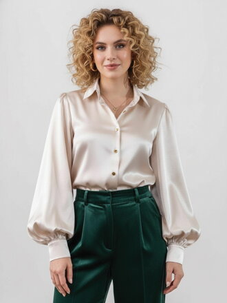 Dámská saténová halenka VSB ELEGANT 