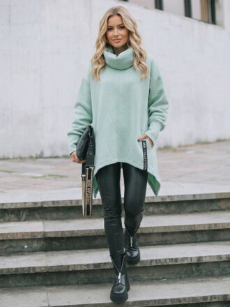 Dámské pončo VSB Collection SHORT mentol