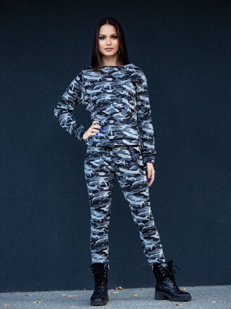 Dámská tepláková souprava VSB-KATTY 02 ARMY šedá