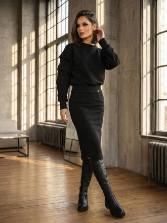 Černý teplákový komplet VSB ELIZABETH