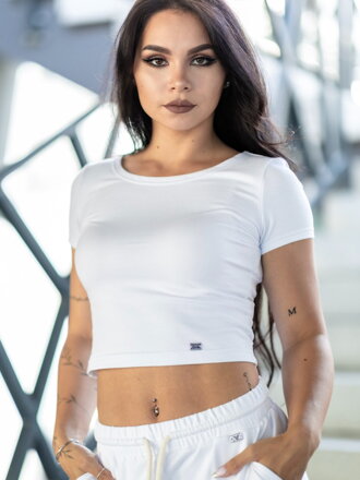 Crop-top v nádherné bílé barvě VSB PATTY 