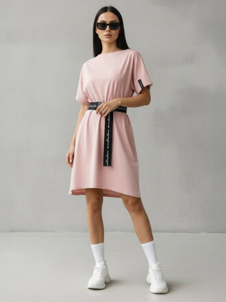Stylová letní tunika VSB CLAUDIE pudrově-růžová