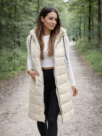 Trendy dámská sportovní vesta CREAM 