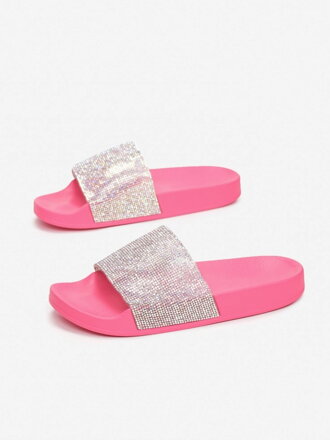 Letní dámské pantofle PM1068 fuchsia