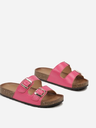 Dámské pantofle DM221-80 fuchsia