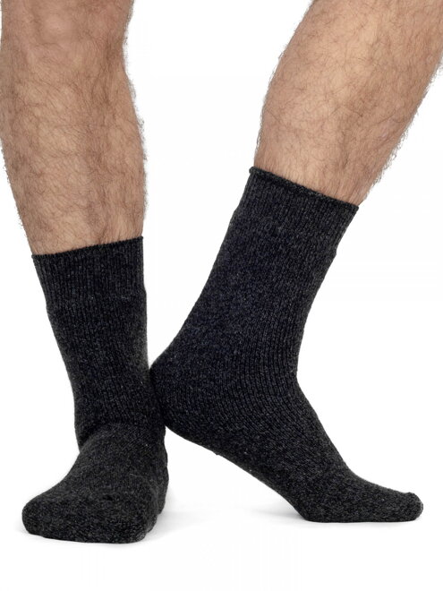 Pánské ponožky šedo-černé