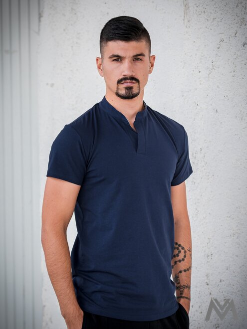 Pánské triko VERSABE s krátkým rukávem 02 tmavě modré VS-PT1802