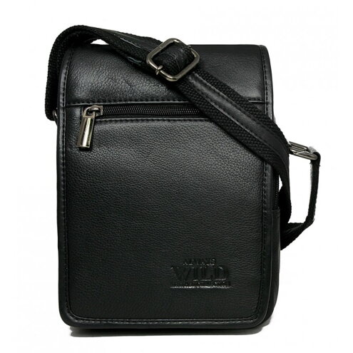 Luxusní kožená CROSSBODY taška 5047-NDM černá