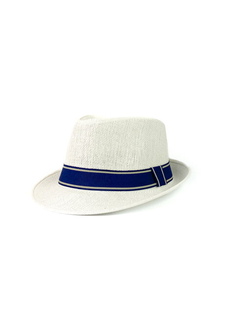 Bílý slaměný klobouk pro pány 209