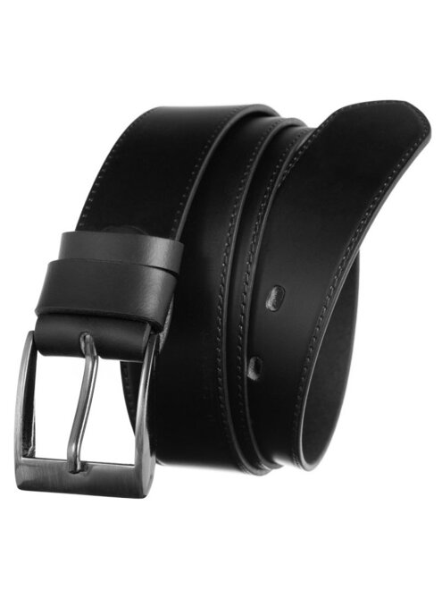 Pánský matný kožený pásek PRS-S black