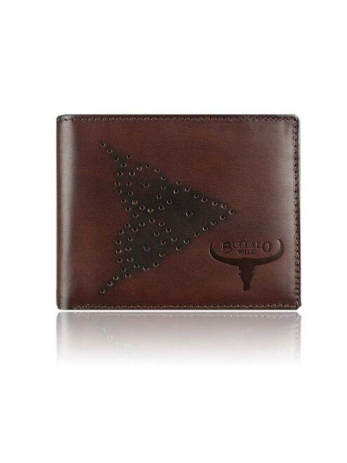Praktická kožená peněženka N7-GG-9409 brown