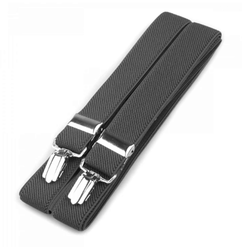 Kšandy délka 125 cm šířka 2,5 cm tmavě šedá 650254