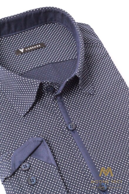 Luxusní pánská bavlněná košile SLIM FIT STŘIH VS-PK-1721