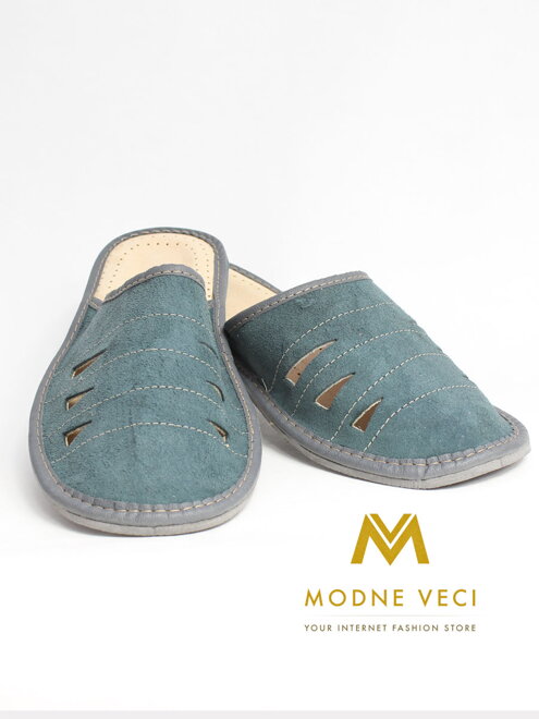 Pánské kožené papuče Model 5B