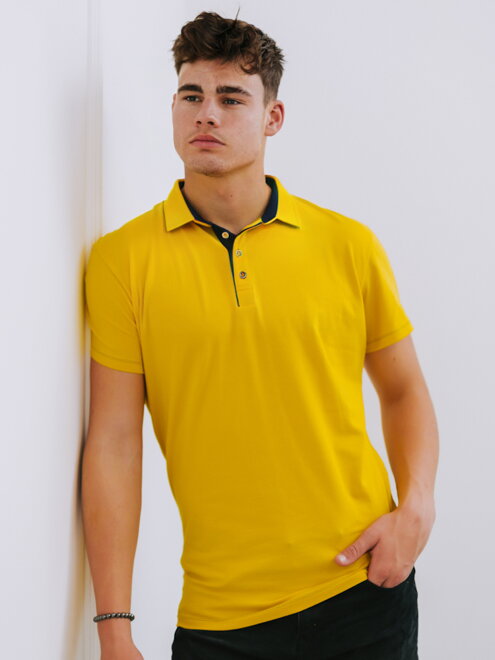 Pánské POLO triko VSB VUGO ve žluté barvě