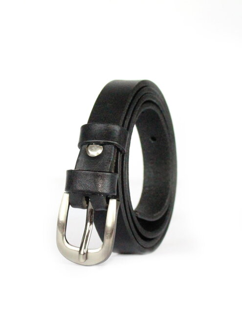 Dámský kožený pásek DM-1,5-21-56 černá