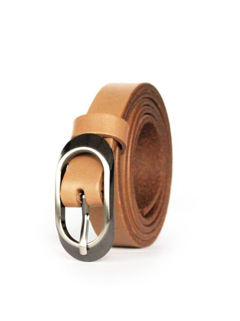 Dámský kožený pásek DM-1,5-21-60 béžová
