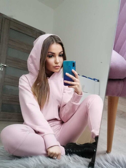 Dámská tepláková souprava VSB-Sophii 01 růžová