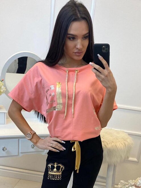 Krátká tričková mikina CROP TOP The magic