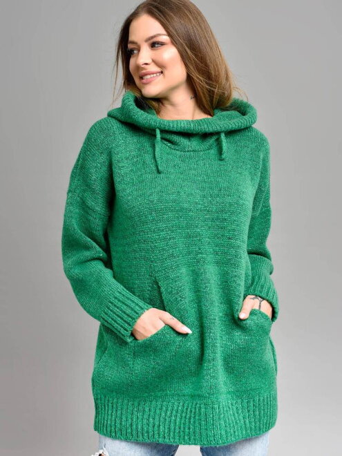 Dámský pletený svetr BUENO green