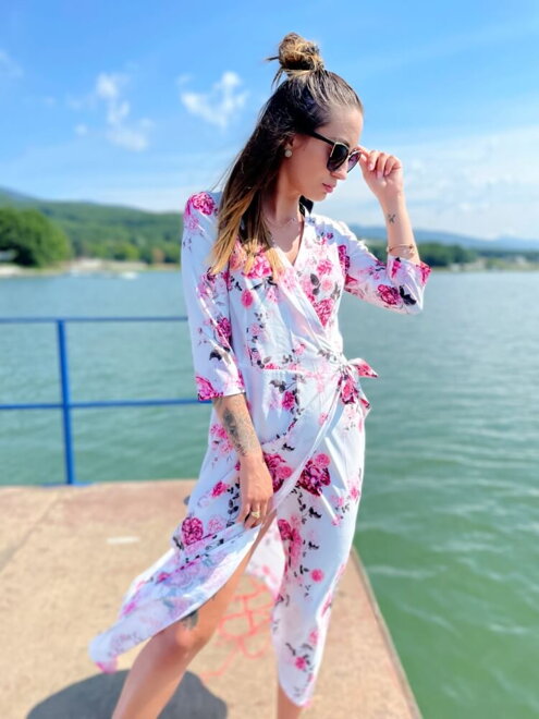 Dámské letní šaty květinové