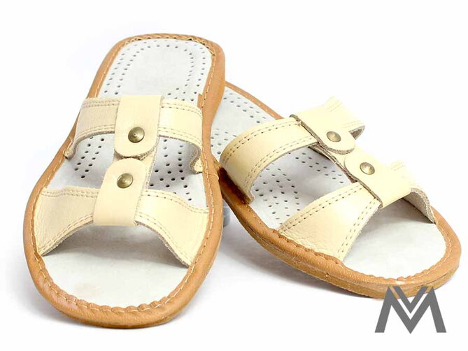 Dámské kožené bačkůrky model 4
