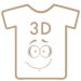 Trička s nápisem a 3D potiskem | ModniVeci.cz