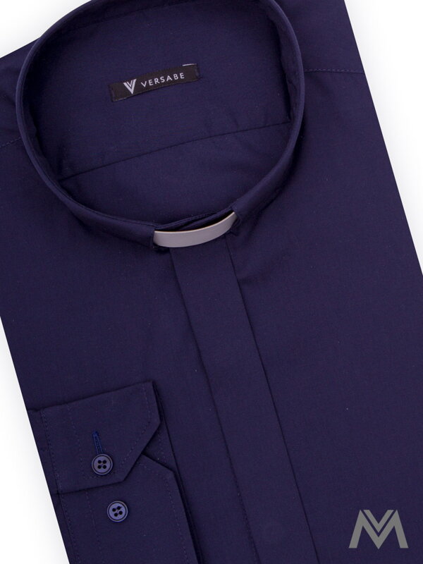 Kněžská košile VS-PK 1849K tmavě modrá