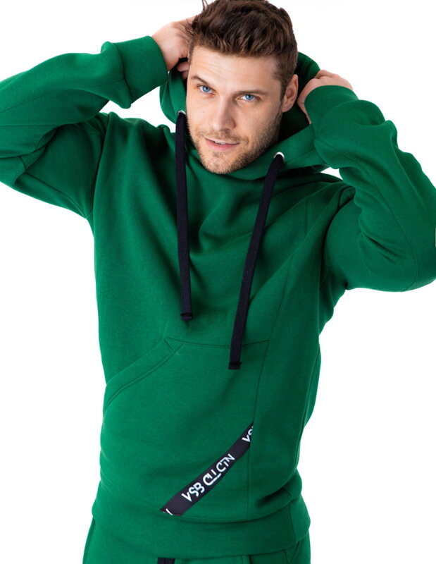 Stylová mikina s potiskem VSB green Stylová mikina s potiskem VSB green