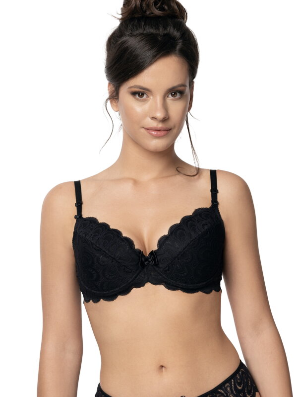 Čierna push-up podprsenka TERMENA 