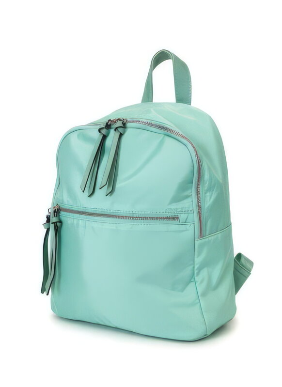 Stylový dámský batoh v mentolové barvě