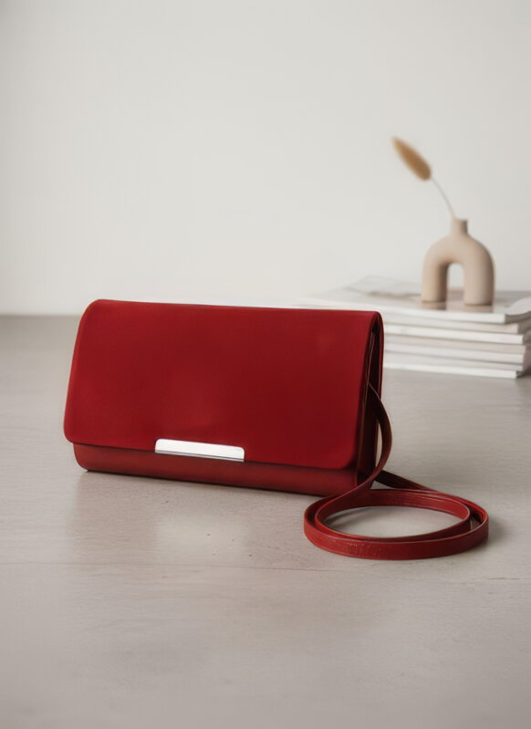 Psaníčková červená kabelka  Psaníčková červená kabelka