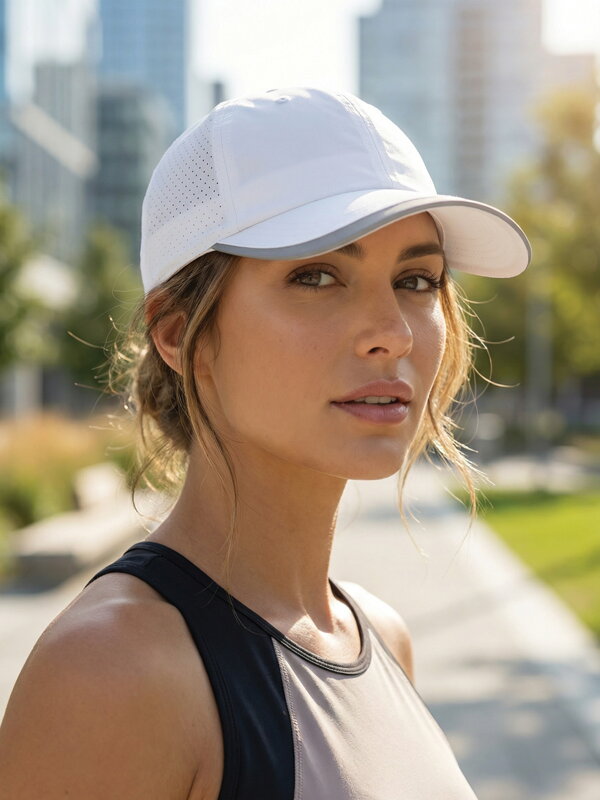 Dámská kšiltovka A-95 v bílé barvě
