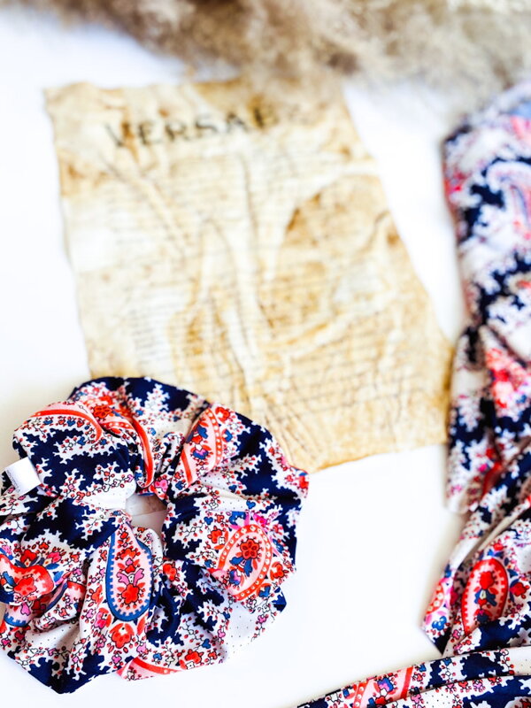 Scrunchie barevná VSB gumička do vlasů