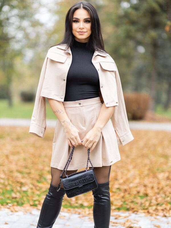 Dámský stylový komplet VSB LISA béžový Dámský stylový komplet VSB LISA béžový