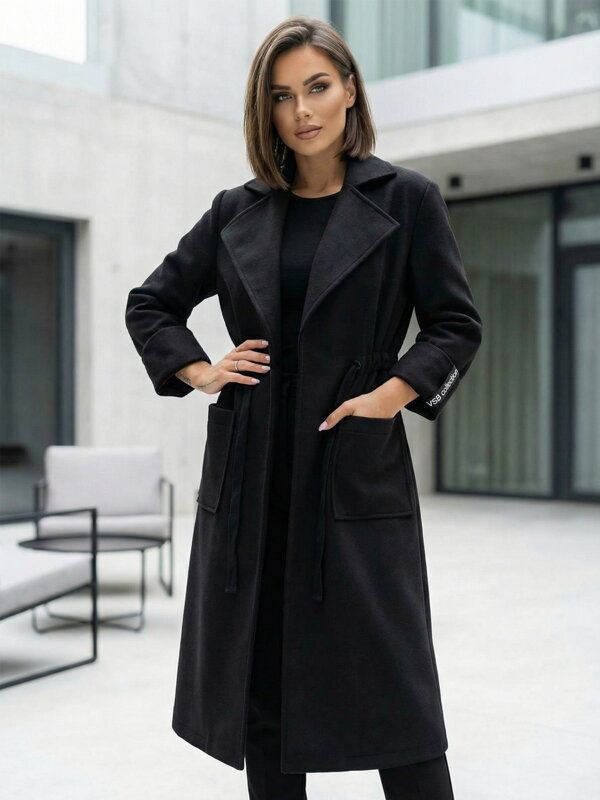 Dámský stylový kabát VSB KLOE černý  