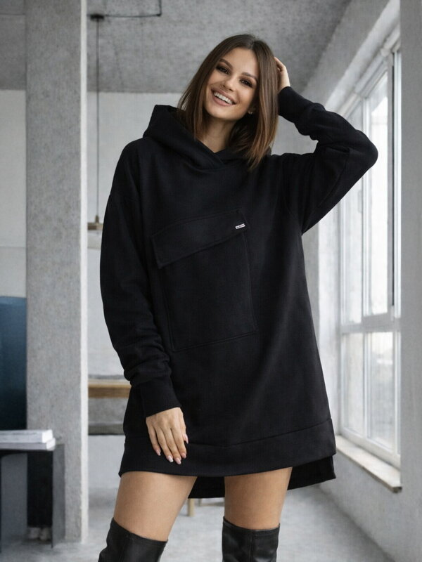 Dámská oversize mikina VSB WELLA black