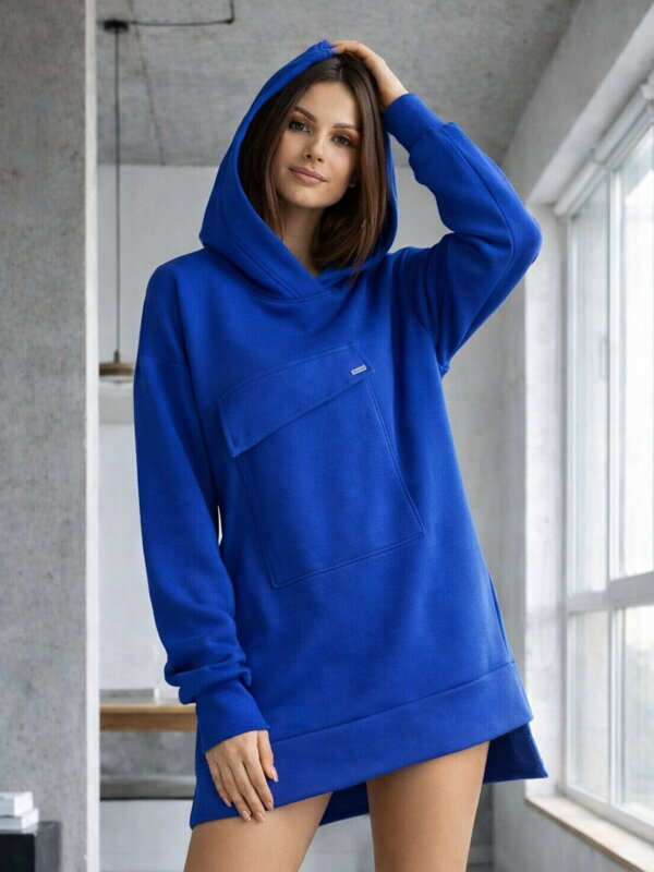 Dámská oversize mikina VSB WELLA blue