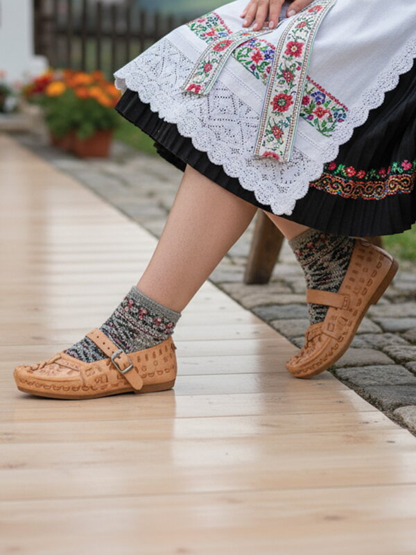 Dámské folklórní krpce-Goralské