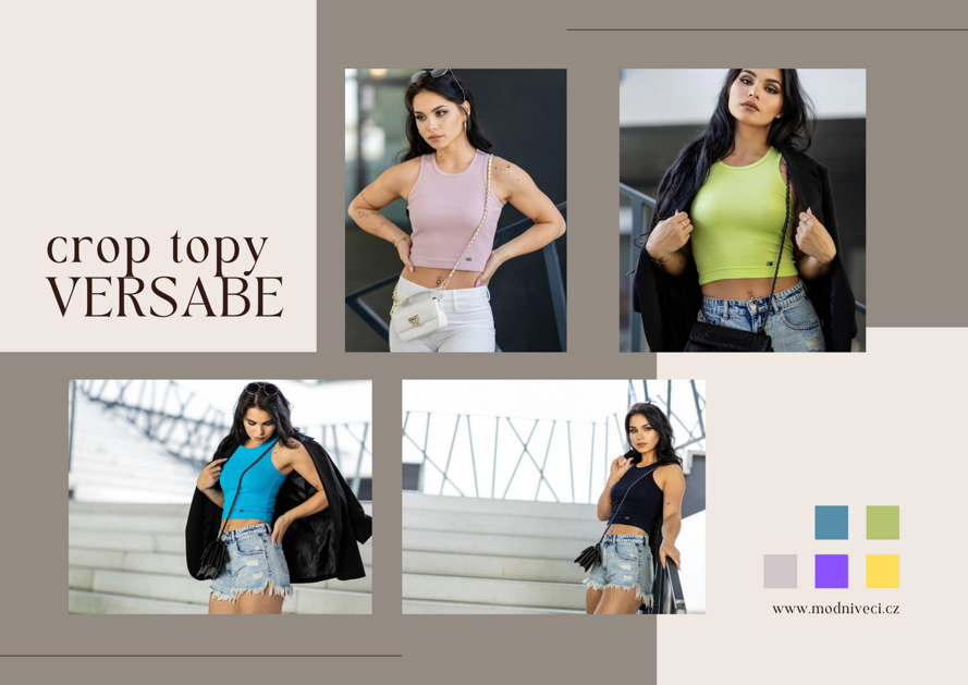Prolínání stylu a pohodlí: Crop Topy od VERSABE