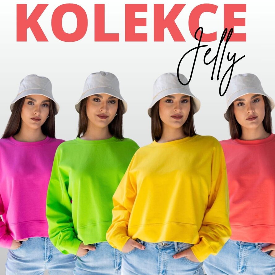 Mikiny JELLY: Barevný hit, který oživí tvůj šatník